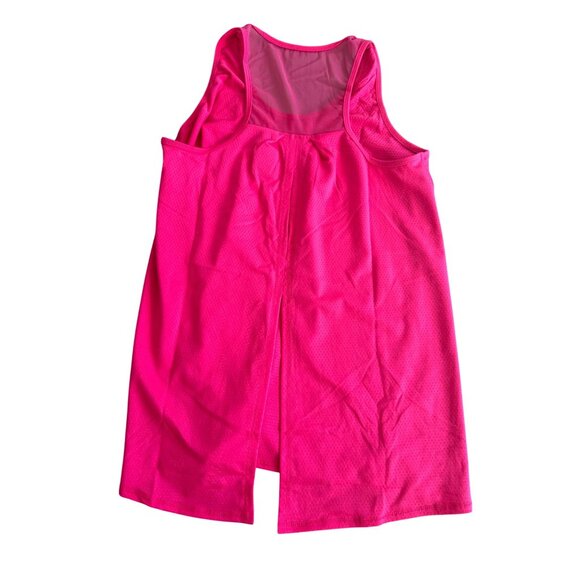 LUCKY IN LOVE Pink Racerback Mesh Tank Top Size Medium NEW New with tags - Picture 6 of 6